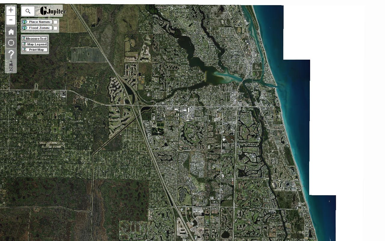Jupiter street directory GJupiter address and parcel map