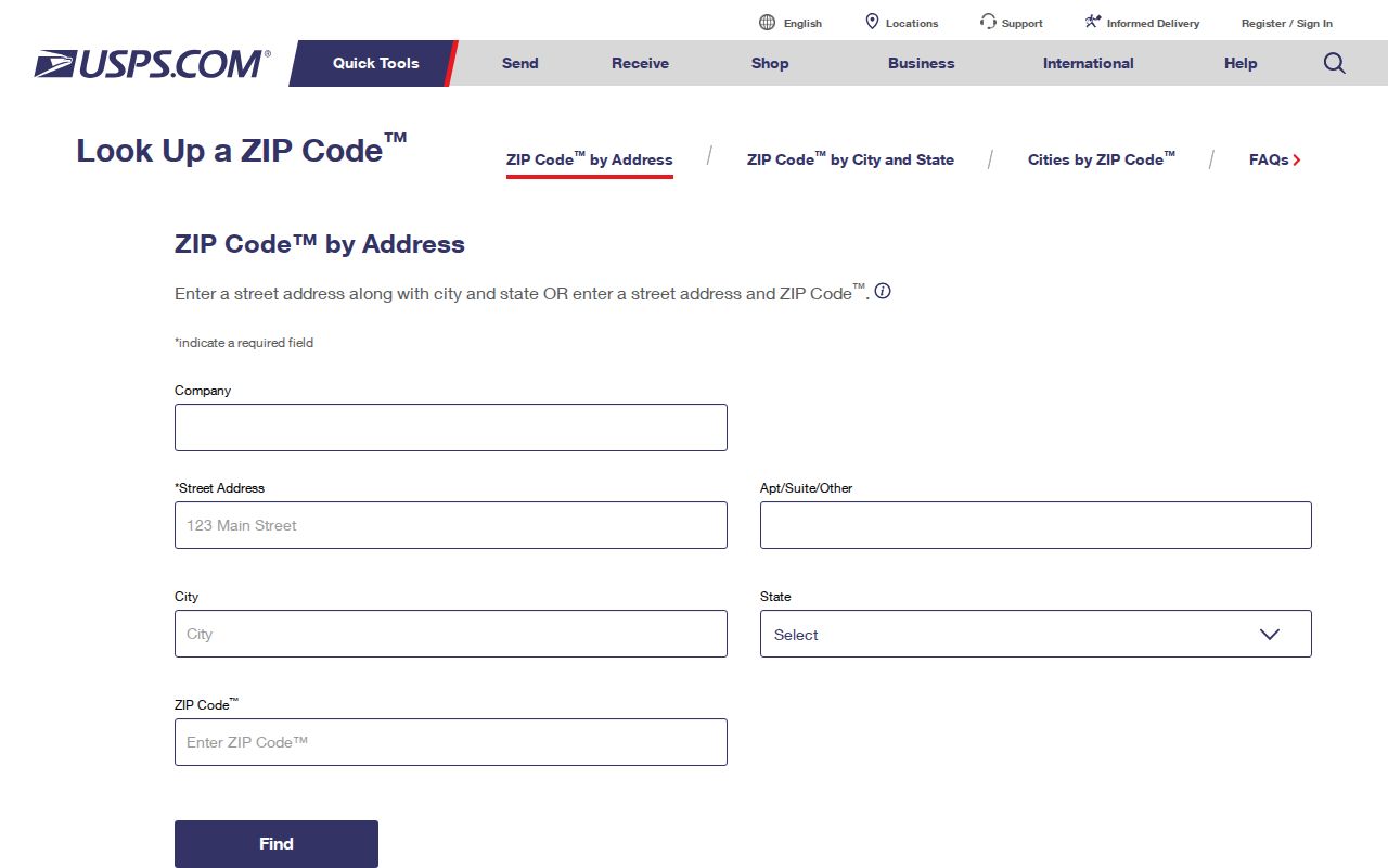 Jupiter ZIP code directory USPS address lookup